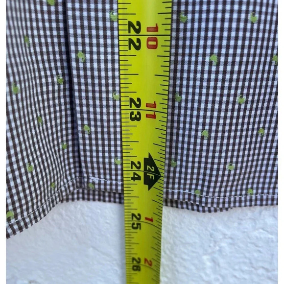 ETRO Milano Mens Long Sleeve Button Down Embroidered Slim Fit Plaid Shirts Sz 39 - Picture 5 of 8